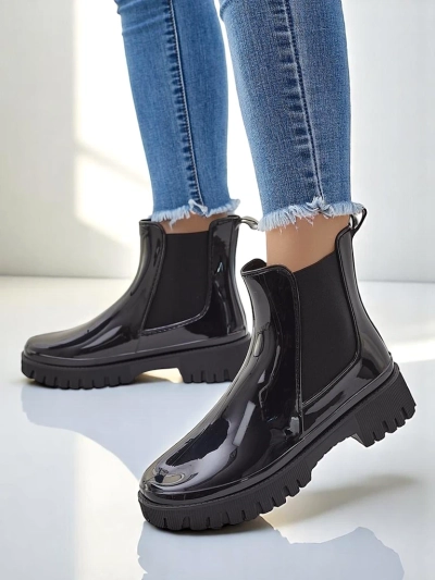 Royalfashion Лакированные женские резиновые сапоги EriEri