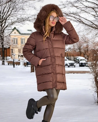 Royalfashion Naiste tikitud talvejope