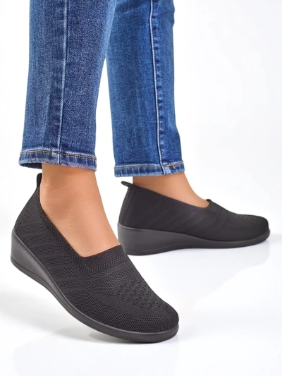 Royalfashion Women's loafers on a low wedge Epoles