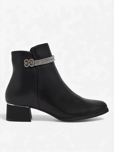 Naiste tsirkoonidega poolsaapad Qurette