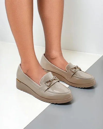 Royalfashion Naiste mokassiinid madalal kontsal Leffo