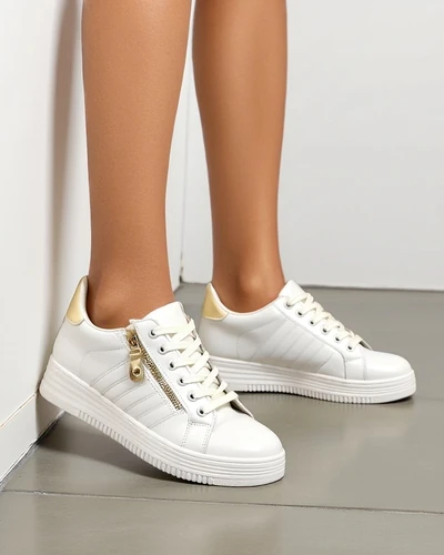 Royalfashion Naiste sportlikud pärjanud kingad dekoratiivse tõmblukuga Evrove