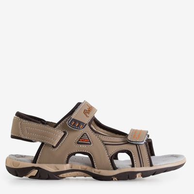 Beige boys 'Monekin velcro sandals - Footwear