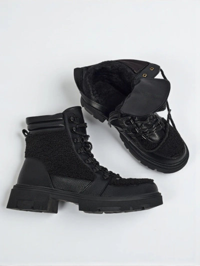 Women's worker boots with fur Ardella