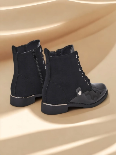 Royalfashion Women's lace-up boots Safalle