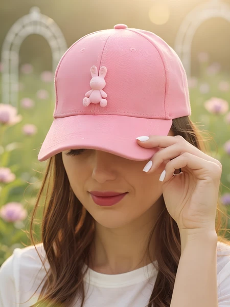 Royalfashion nokaga nokkmüts küüliku stiilse aplikatsiooniga