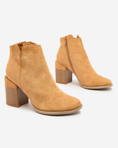 Royalfashion Camel naiste Teascir stilettasaapad