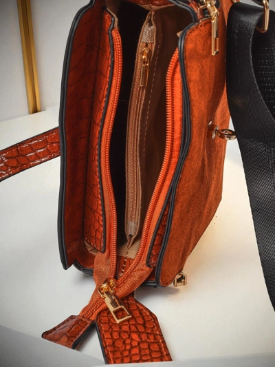 Clementia Brown Women's Handbag made of Ecological Leather - Stylish for everyday use