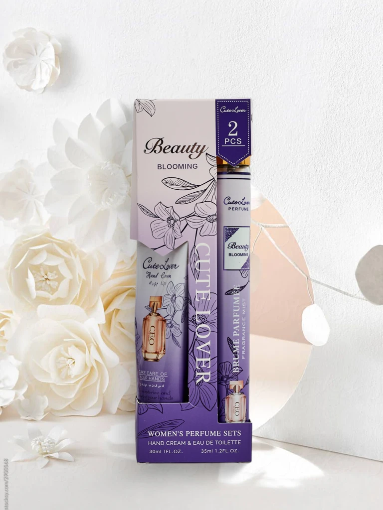 CaleoLuna Blooming Set – Hand Cream and Perfume, 30 ml, 35 ml