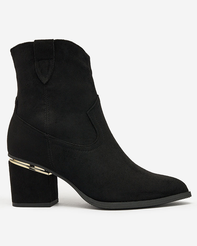 Royalfashion Black women's boots on a post Estrate