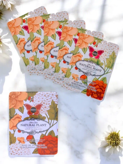 Натуральное растение - Набор сыворотки с керамидами и маски с розой 6г+36г x 10шт