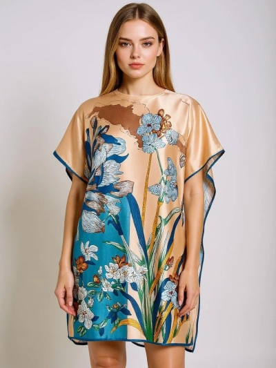 Kalista Royalfashion Pareo kleit – mitmevärviline, kerge kangas, universaalne