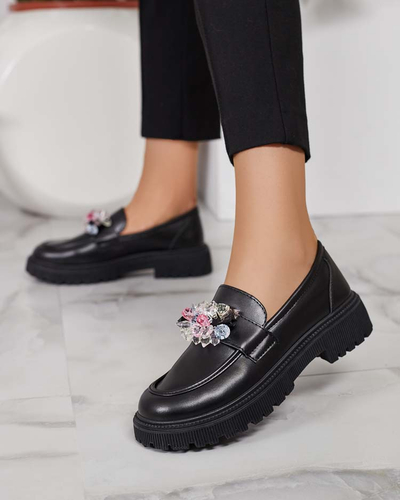 Royalfashion Women's moccasins with colorful beads Karonia