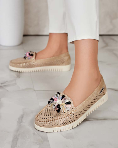 Royalfashion Women's beaded openwork moccasins Nasfali