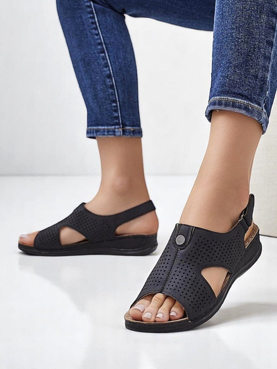 Royalfashion Women’s cut-out sandals Leminni