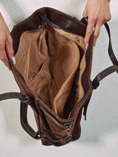 Naiste shopper-käekott, öko-seemisnahast Daville