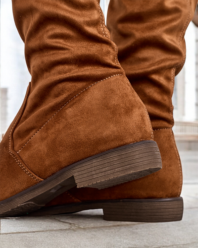 Royalfashion Wilen's Back-the-Knee Slip-On Boots Lianas