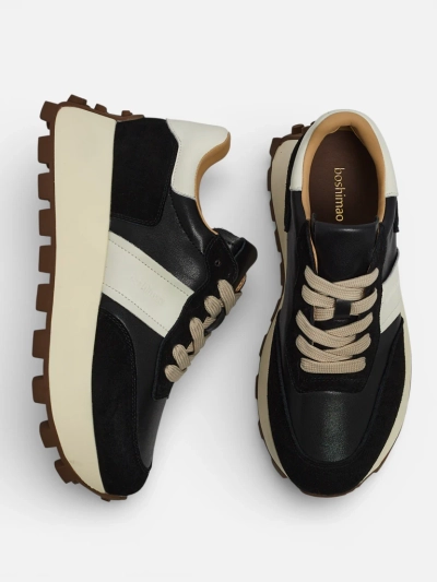 Naterre women's sports sneakers made of natural leather
