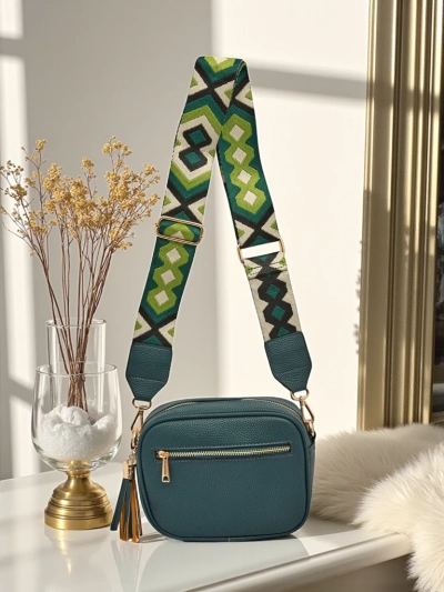 Royalfashion Väike naiste öko-nahast käekott värvilise rihmaga Kovi Lace