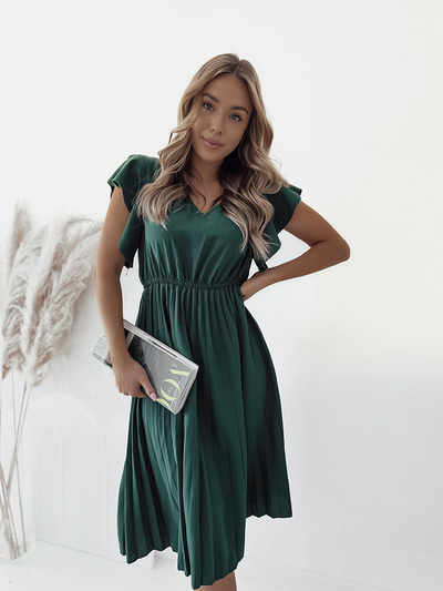 Royalfashion Naiste plisseeritud midi-kleit