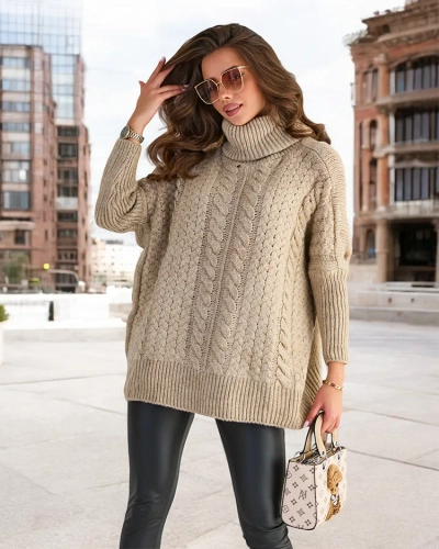 Royalfashion Naiste turtlenekaelusega kampsun