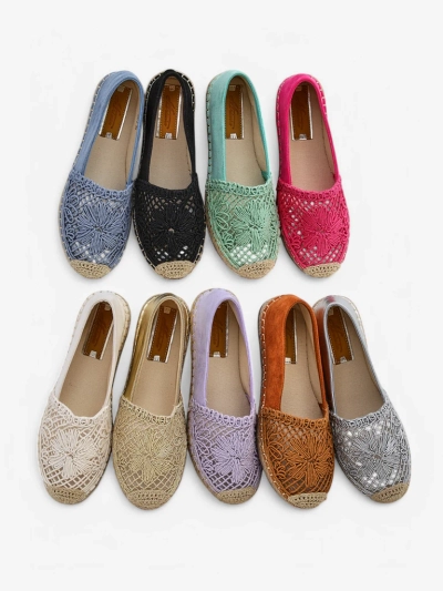 Royalfashion Naiste perforatsiooniga espadrillid Verela