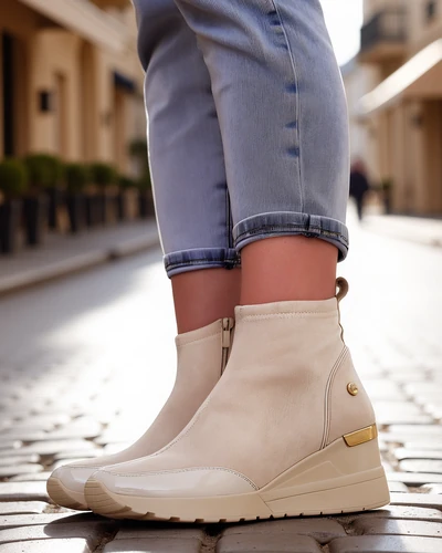 Royalfashion Women's ankle boots on a wedge Zarricos