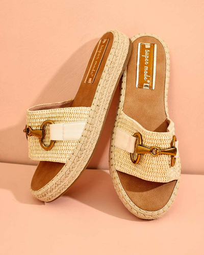 Royalfashion Naiste Abic dekoratiivsed flip-flops