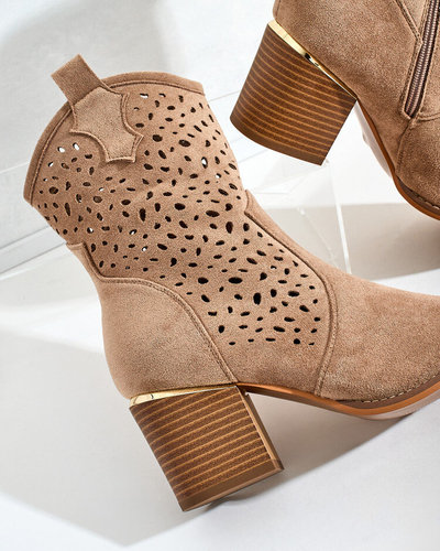 Royalfashion Naiste madala postiga a'la Mozie saapad