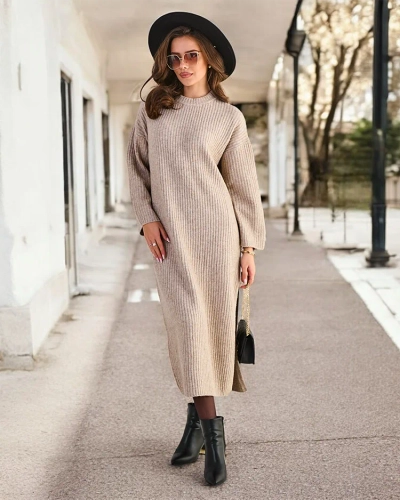 Royalfashion Women's long sweater dress