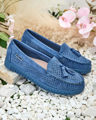 Royalfashion Женские ажурные мокасины Molaffa