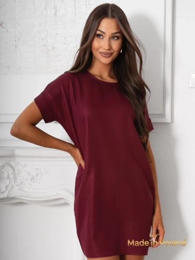 Simple women's short dress Lady Time