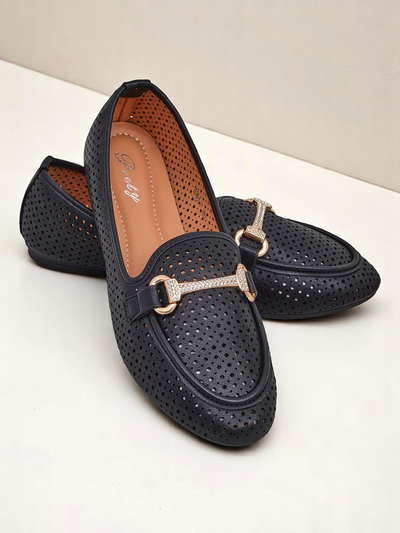 Royalfashion Rafalle openwork women's loafers