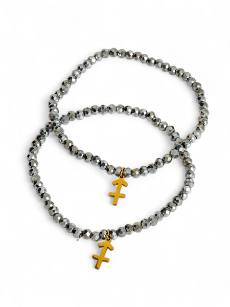 Royalfashion Kaks naiste käevõru ankru ripatsiga