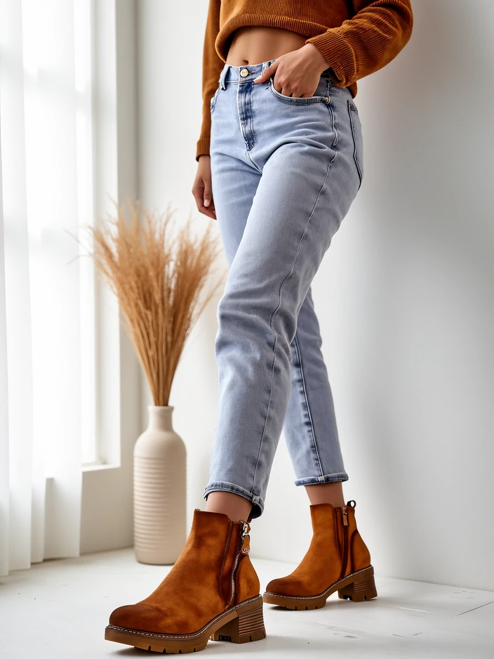 Royalfashion Women's Ankle Boots Fiefo