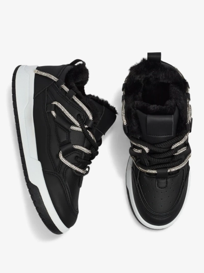 Naiste Luna mustad öko-nahast igapäevatossud