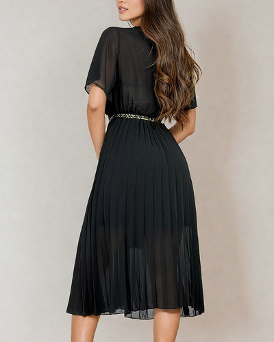 Royalfashion Naiste plisseeritud midi-kleit