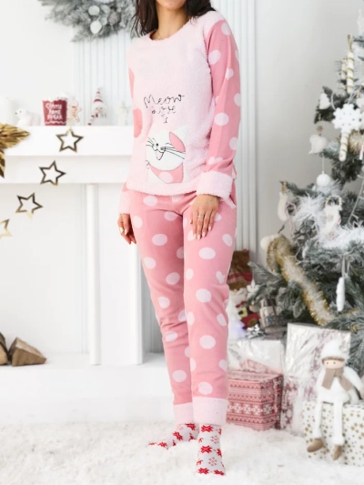 Royalfashion Women's pajamas with a kitten