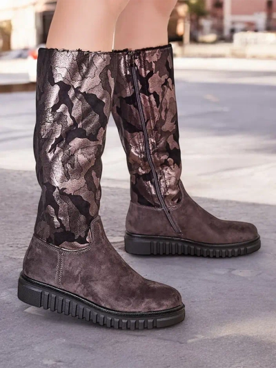 Royalfashion Naiste Põlvekõrgused Saapad Molis