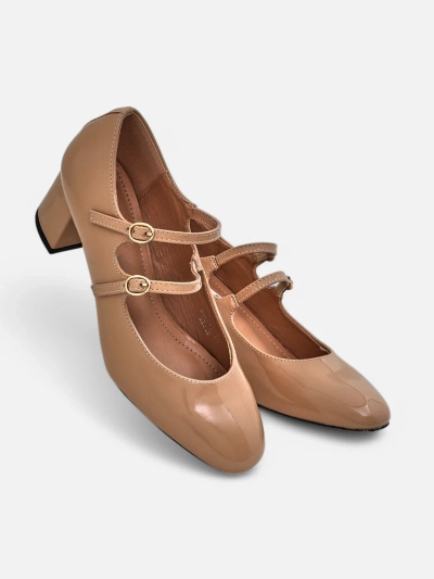 Royalfashion Патентованные женские туфли на каблуках с ремешками Ovigs