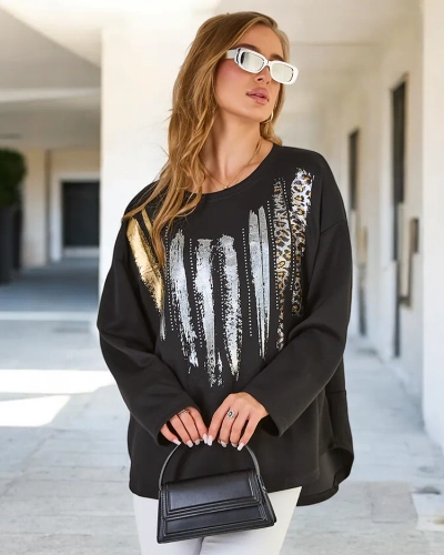 Royalfashion Женская блузка с принтом