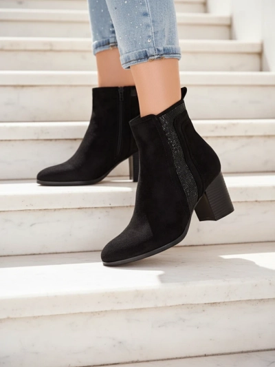Royalfashion Women's heeled ankle boots Venotto