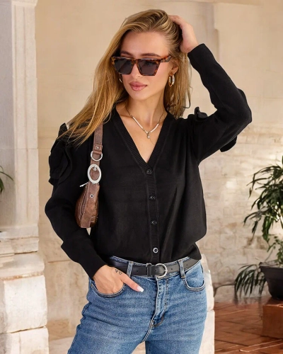 Royalfashion Nööbitu naiste kampsun