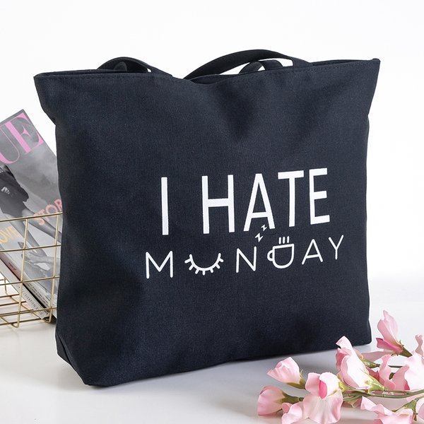 Black Printed Shoulder Bag - Accessories