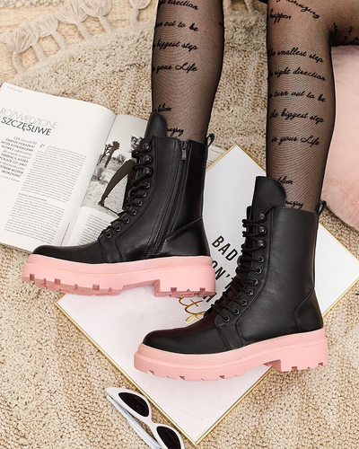 Royalfashion Eco leather women's bagger boots Vederme