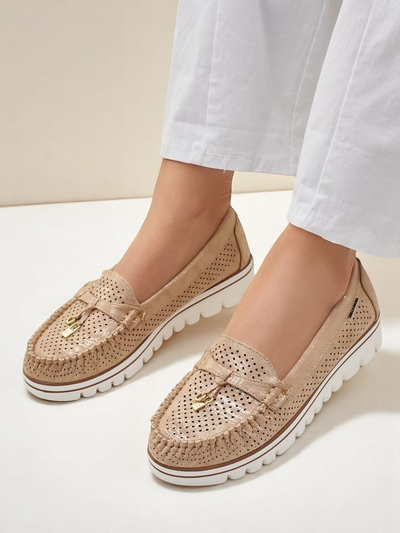 Royalfashion Ladies' perforated moccasins Elissas