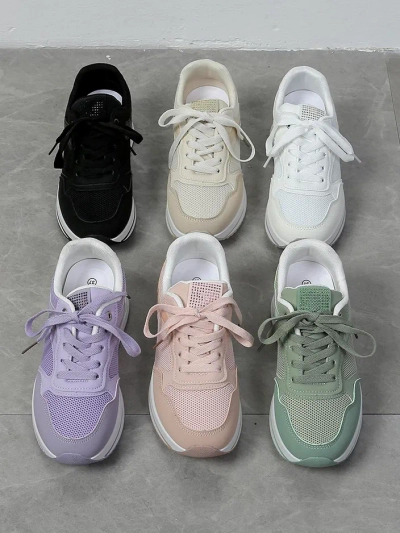 Royalfashion Women's platform sports sneakers Revided