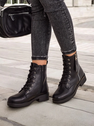 Royalfashion Women's lace-up boots Selocii