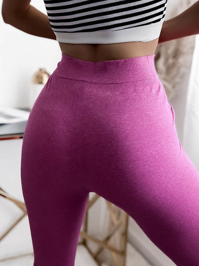 Women's leggings in pink- Clothing