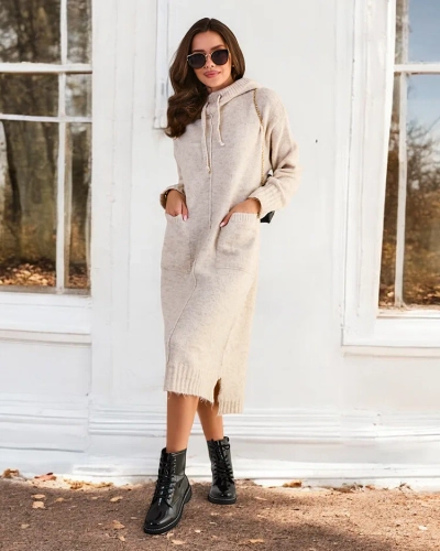 Royalfashion Women's long sweater dress